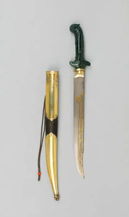 Framed Print : Dagger with Scabbard, Turkey, 18th / 19th century. Creator: Unknown Framed Print : Dagger with Scabbard, Turkey, 18th / 19th century. Creator: Unknown