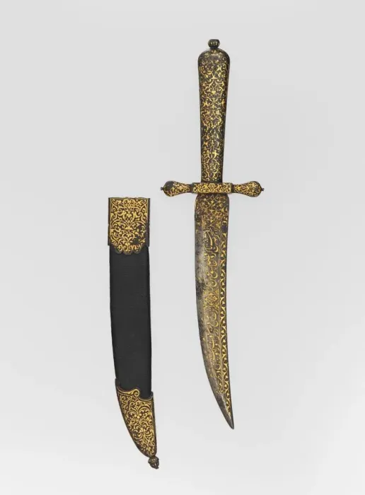 Framed Print : Dagger with Sheath, blade, Turkish; hilt and scabbard, European... blade, mid-16th century Framed Print : Dagger with Sheath, blade, Turkish; hilt and scabbard, European... blade, mid-16th century