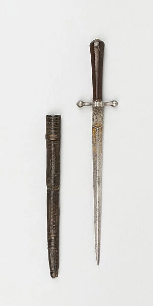 Dagger with Sheath, Scotland, dated 1624. Creator: Unknown