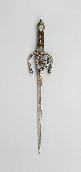 Dagger with Wheel-Lock Pistol, Italy, 1600  /  25. Creator: Unknown