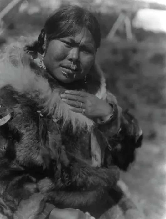 Framed Print : Dahchihtok-Nunivak, c1929. Creator: Edward Sheriff Curtis Framed Print : Dahchihtok-Nunivak, c1929. Creator: Edward Sheriff Curtis