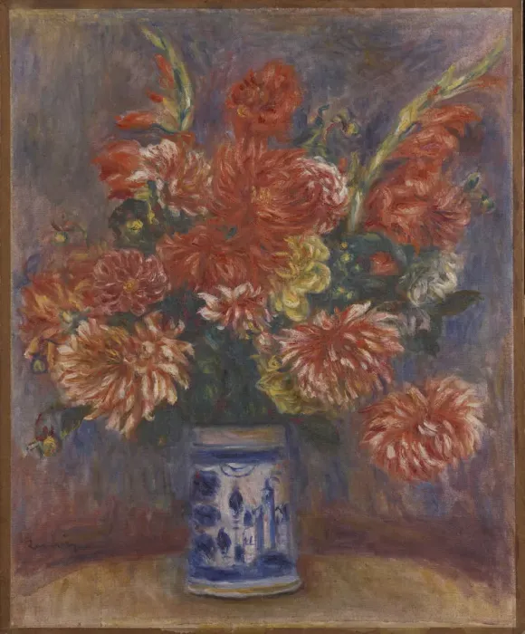 Framed Print : Dahlias, 1918 Framed Print : Dahlias, 1918