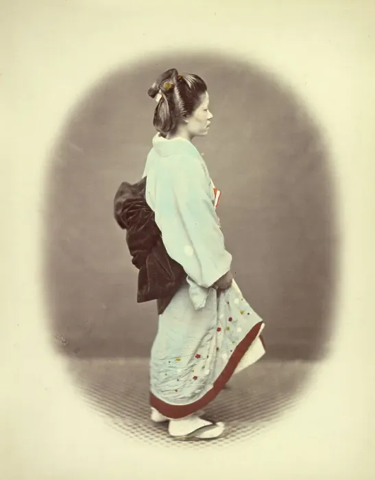 Framed Print : Daimio's Servant, 1866-1867. Creator: Felice Beato Framed Print : Daimio's Servant, 1866-1867. Creator: Felice Beato