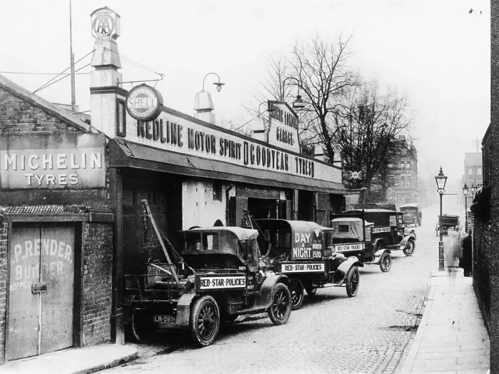 Framed Print : Daimler breakdown trucks, early 1920s Framed Print : Daimler breakdown trucks, early 1920s