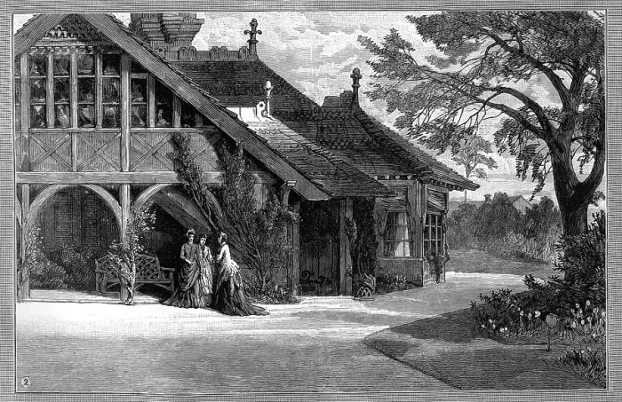 Framed Print : The Dairy, Sandringham, Norfolk, 1887 Framed Print : The Dairy, Sandringham, Norfolk, 1887