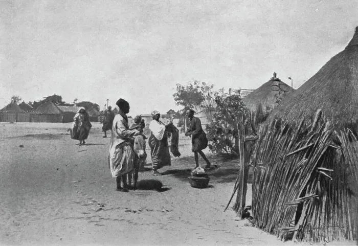 Framed Print : Dakar. Le village noir; L'Ouest Africain, 1914. Creator: Unknown Framed Print : Dakar. Le village noir; L'Ouest Africain, 1914. Creator: Unknown