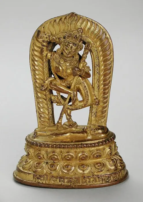 Framed Print : The Dakini Nairatma, between 1300 and 1325. Creator: Unknown