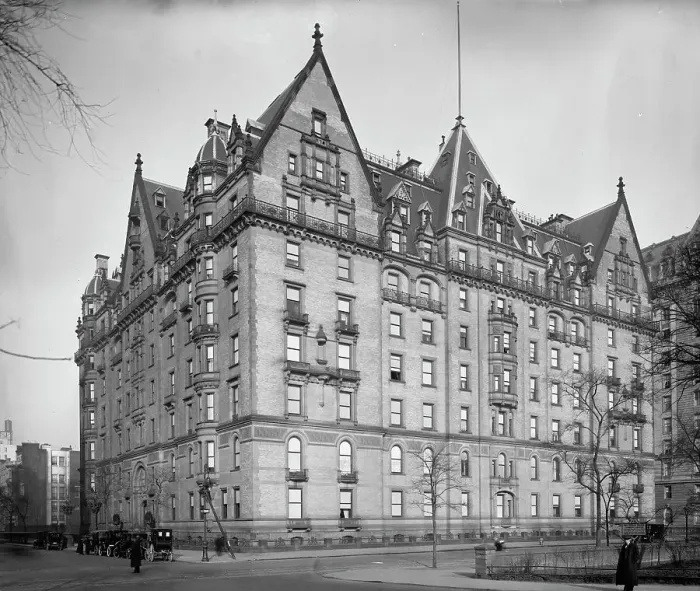 Framed Print : Dakota Apartment House, New York, N.Y. between 1905 and 1915. Creator: Unknown Framed Print : Dakota Apartment House, New York, N.Y. between 1905 and 1915. Creator: Unknown