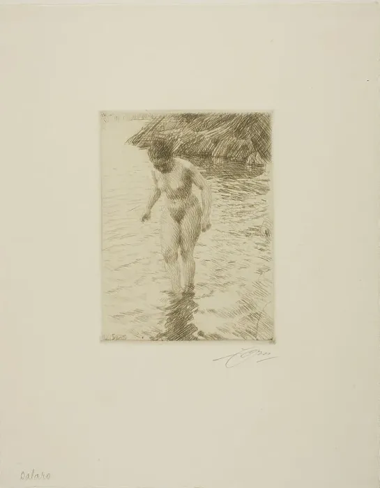 Framed Print : Dalarö, 1915. Creator: Anders Leonard Zorn Framed Print : Dalarö, 1915. Creator: Anders Leonard Zorn
