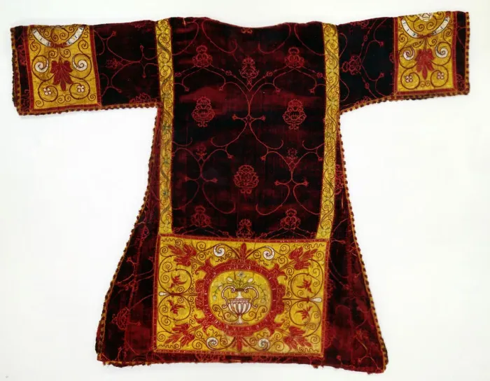 Framed Print : Dalmatic, Italy, Late 15th century; Apparels later due to satin binding. Creator: Unknown Framed Print : Dalmatic, Italy, Late 15th century; Apparels later due to satin binding. Creator: Unknown
