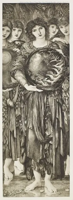 Framed Print : Dalziels Bible Gallery - The Days of Creation - The Fifth Day, c1860s, (1900). Creator: Unknown Framed Print : Dalziels Bible Gallery - The Days of Creation - The Fifth Day, c1860s, (1900). Creator: Unknown