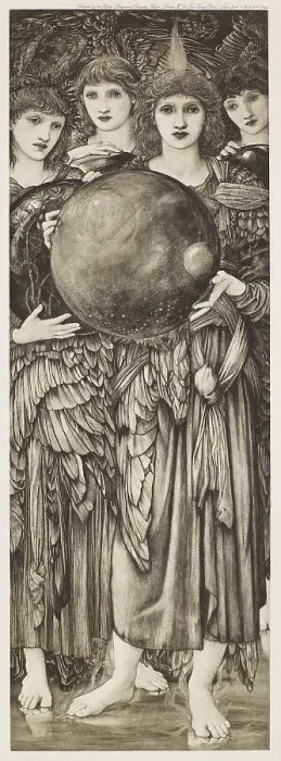 Framed Print : Dalziels Bible Gallery - The Days of Creation - The Fourth Day, c1860s, (1900). Creator: Unknown Framed Print : Dalziels Bible Gallery - The Days of Creation - The Fourth Day, c1860s, (1900). Creator: Unknown