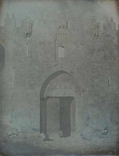 Damascus Gate, Jerusalem, 1842-44. Creator: Joseph Philibert Girault De Prangey