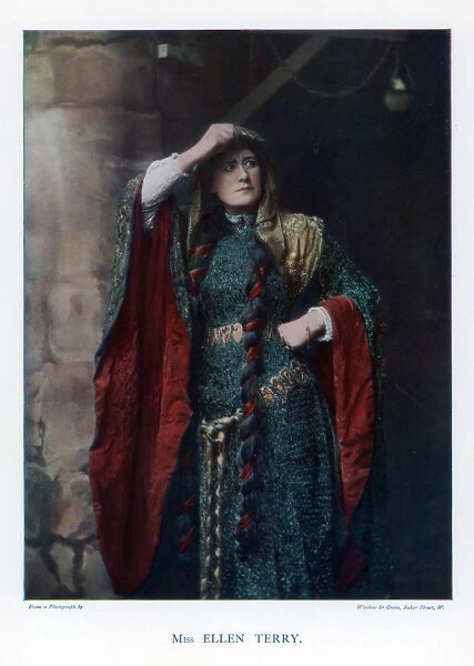Dame Ellen Terry, English stage actress, 1901. Artist: Window & Grove