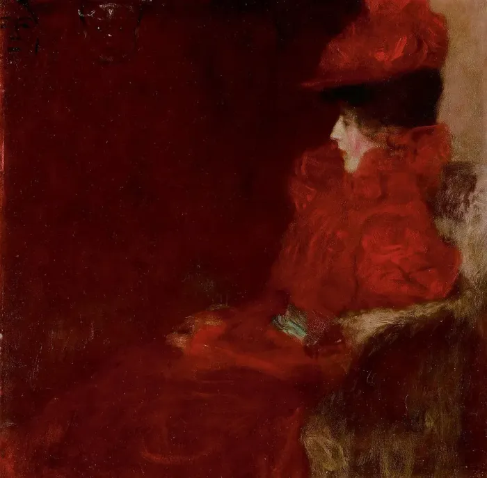 Framed Print : Dame im Fauteuil (Woman in Armchair), c1898. Creator: Klimt; Gustav (1862-1918) Framed Print : Dame im Fauteuil (Woman in Armchair), c1898. Creator: Klimt; Gustav (1862-1918)
