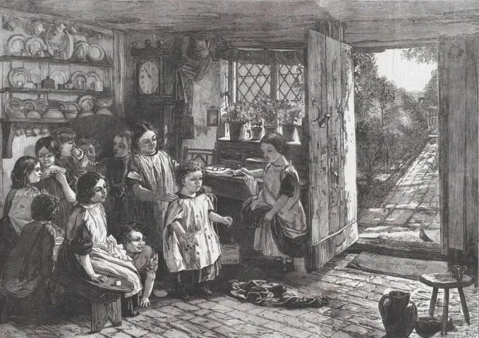 Framed Print : The Dames Absence, from Illustrated London News, July 4, 1857