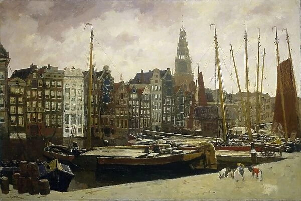 The Damrak, Amsterdam, 1903. Creator: George Hendrik Breitner
