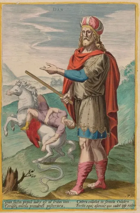 Framed Print : Dan, c. 1585. Creator: Johann Sadeler I Framed Print : Dan, c. 1585. Creator: Johann Sadeler I