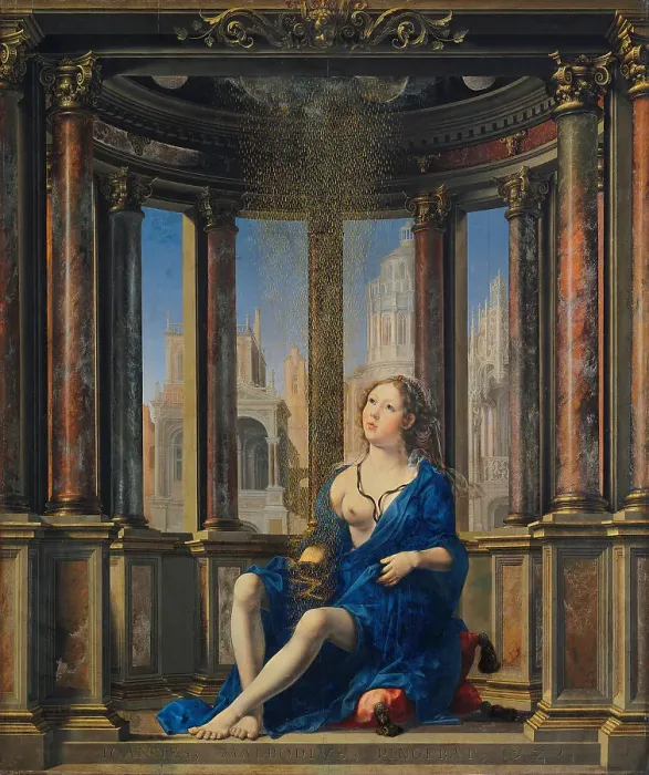 Framed Print : Danae, 1527. Creator: Gossaert; Jan (ca. 1478-1532) Framed Print : Danae, 1527. Creator: Gossaert; Jan (ca. 1478-1532)