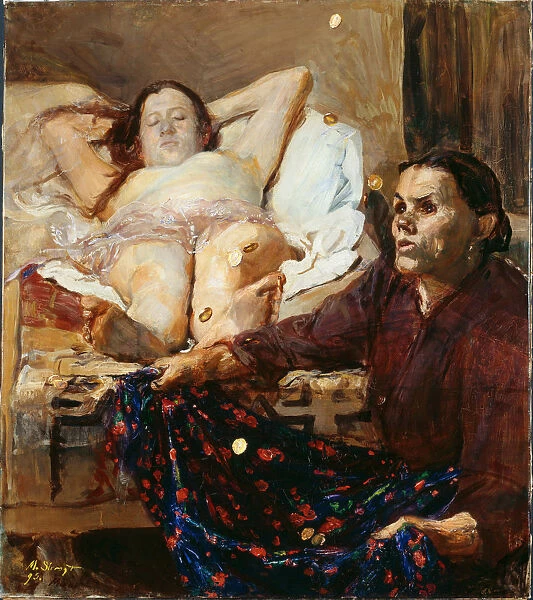 Danae. Artist: Slevogt, Max (1868-1932)
