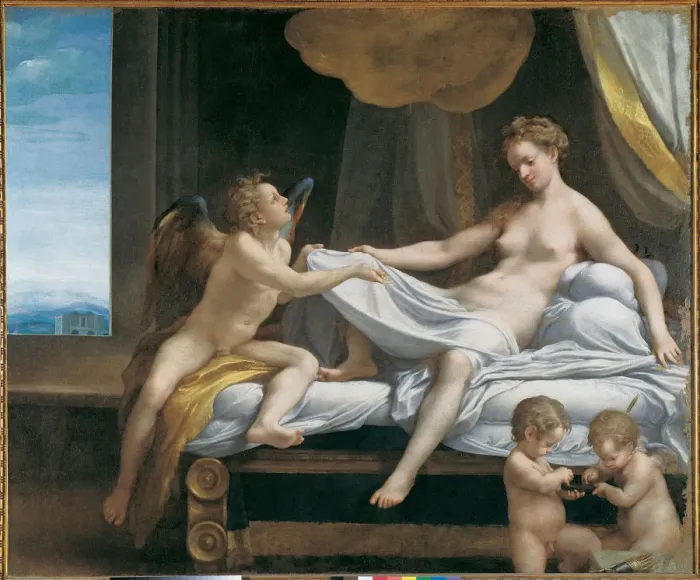 Framed Print : Danae. Found in the Collection of Galleria Borghese, Rome Framed Print : Danae. Found in the Collection of Galleria Borghese, Rome