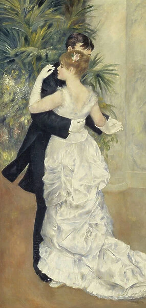 Dance in the city (Danse à la ville), 1883. Creator: Renoir, Pierre Auguste (1841-1919)