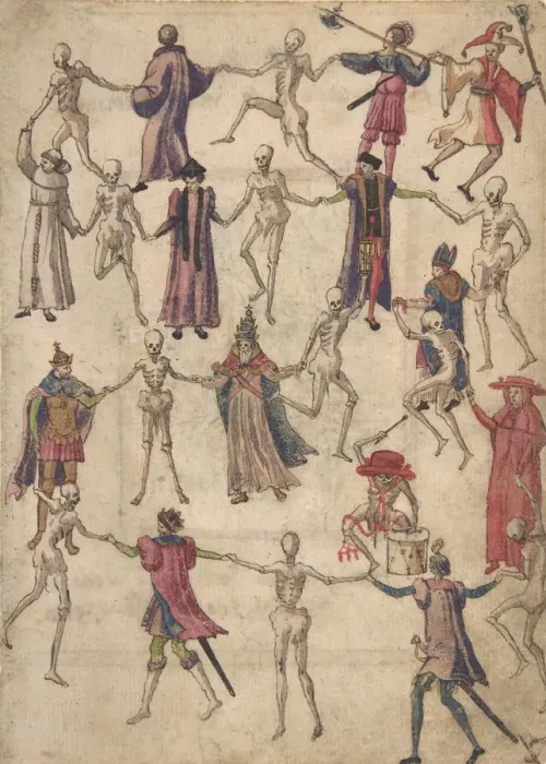 Framed Print : The Dance of Death, 16th century. Creator: Anon Framed Print : The Dance of Death, 16th century. Creator: Anon