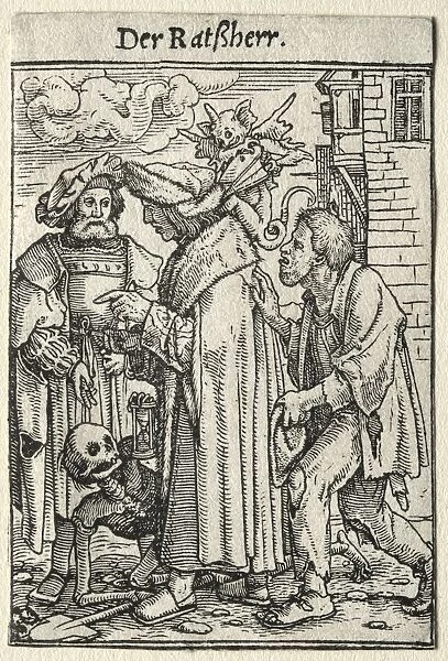 Dance of Death: The Councillor. Creator: Hans Holbein (German, 1497  /  98-1543)