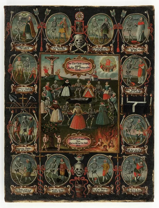 Framed Print : The dance of death. Creator: Unknown Framed Print : The dance of death. Creator: Unknown