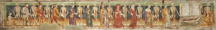 Framed Print : Dance of Death (Danse Macabre), 1490. Creator: John of Kastav (active ca 1490) Framed Print : Dance of Death (Danse Macabre), 1490. Creator: John of Kastav (active ca 1490)