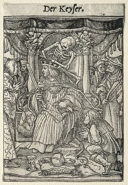 Dance of Death: The Emperor. Creator: Hans Holbein (German, 1497  /  98-1543)