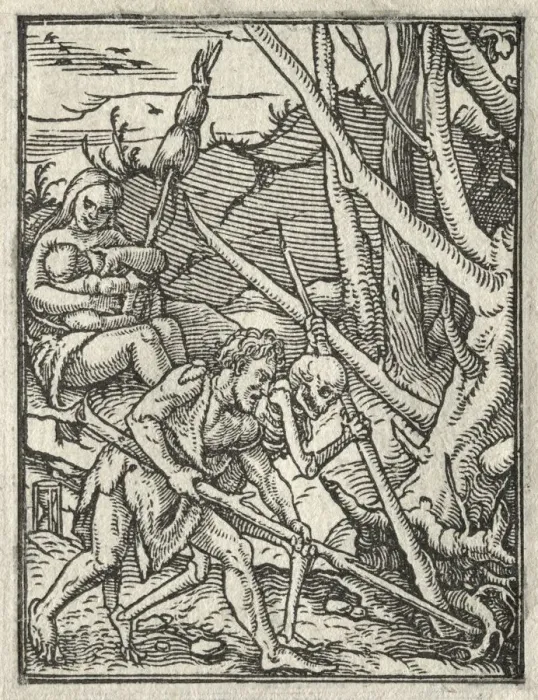 Framed Print : The Dance of Death: Expulsion from Paradise; Adam Cultivating the Ground. Creator Framed Print : The Dance of Death: Expulsion from Paradise; Adam Cultivating the Ground. Creator