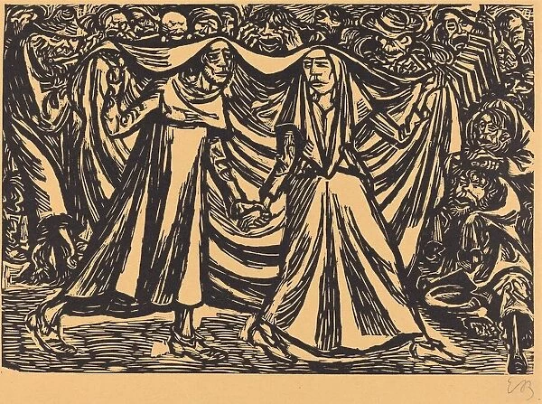 The Dance of Death II, 1921. Creator: Ernst Barlach