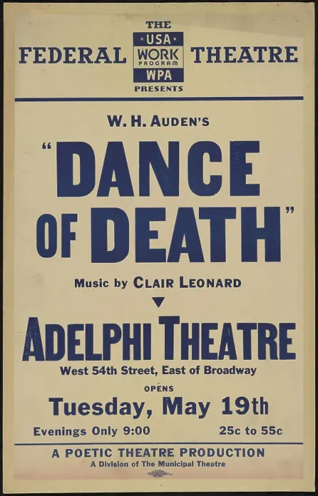 Framed Print : Dance of Death, New York, 1936. Creator: Unknown Framed Print : Dance of Death, New York, 1936. Creator: Unknown