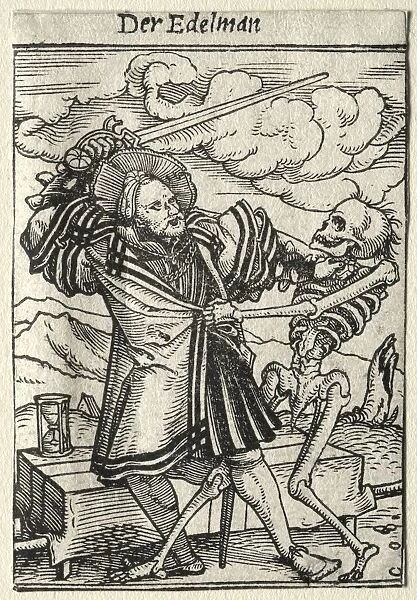 Dance of Death: The Nobleman. Creator: Hans Holbein (German, 1497  /  98-1543)