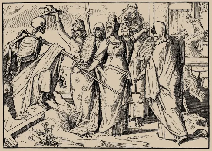 Framed Print : Also a Dance of Death, Sheet I (Resurrection of death), 1849 Framed Print : Also a Dance of Death, Sheet I (Resurrection of death), 1849