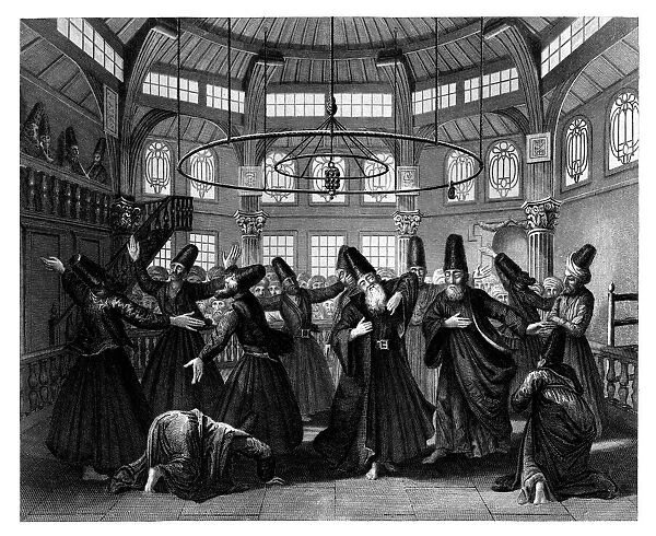 The Dance of Dervishes, c1870. Artist: W Forrest