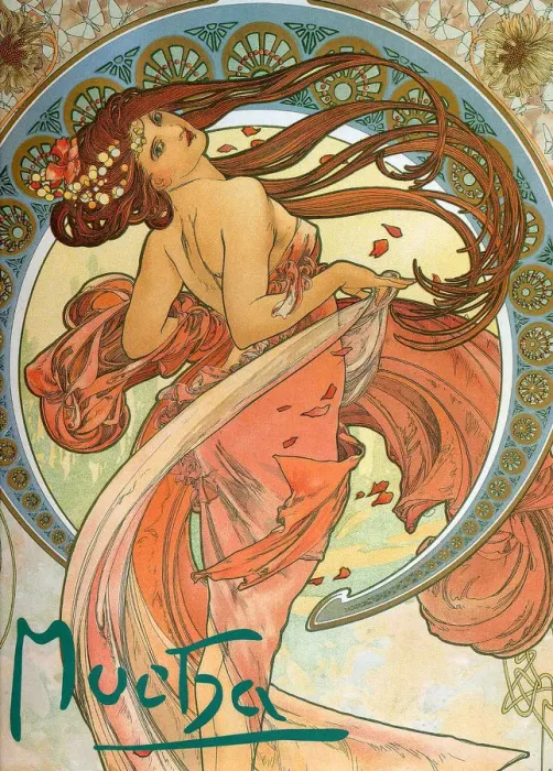 Framed Print : Dance (From the series The Arts), 1898. Artist: Mucha, Alfons Marie (1860-1939) Framed Print : Dance (From the series The Arts), 1898. Artist: Mucha, Alfons Marie (1860-1939)