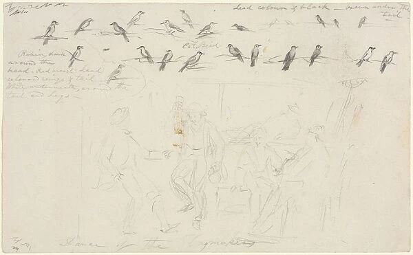 Dance of the Haymakers, c. 1845. Creator: William Sidney Mount (American, 1807-1868)