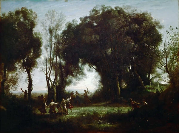 The Dance of the Nymphs. Artist: Corot, Jean-Baptiste Camille (1796-1875)