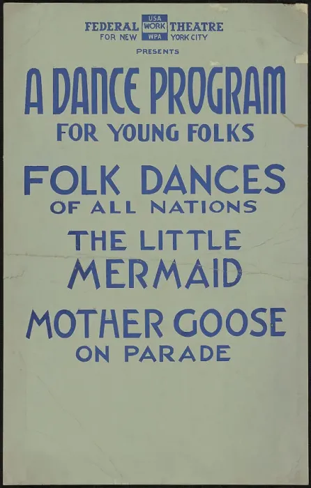 Framed Print : A Dance Program for Young Folks, New York, 1937. Creator: Unknown Framed Print : A Dance Program for Young Folks, New York, 1937. Creator: Unknown
