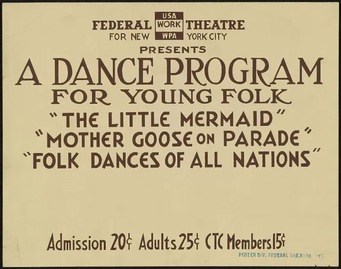 Framed Print : A Dance Program for Young Folks, New York, 1937. Creator: Unknown Framed Print : A Dance Program for Young Folks, New York, 1937. Creator: Unknown