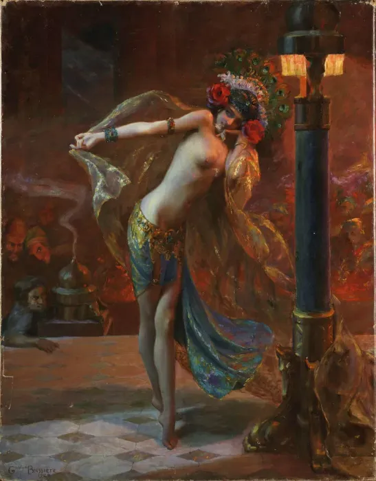 Framed Print : Dance of the seven veils, 1925 Framed Print : Dance of the seven veils, 1925