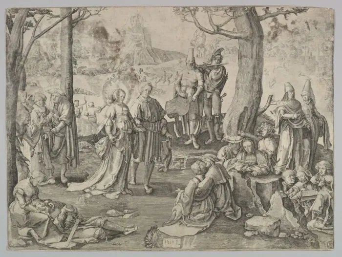 Framed Print : The Dance of St. Mary Magdalene (copy). n. d. Creator: Unknown Framed Print : The Dance of St. Mary Magdalene (copy). n. d. Creator: Unknown