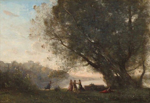 Dance under the Trees at the Edge of the Lake, 1865 / 1870