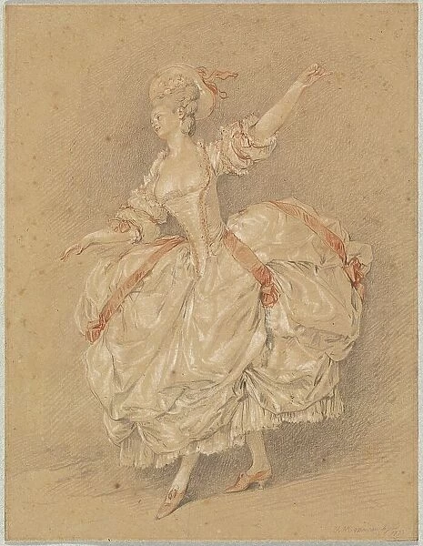 A Dancer, 1777. Creator: Jean-Michel Moreau
