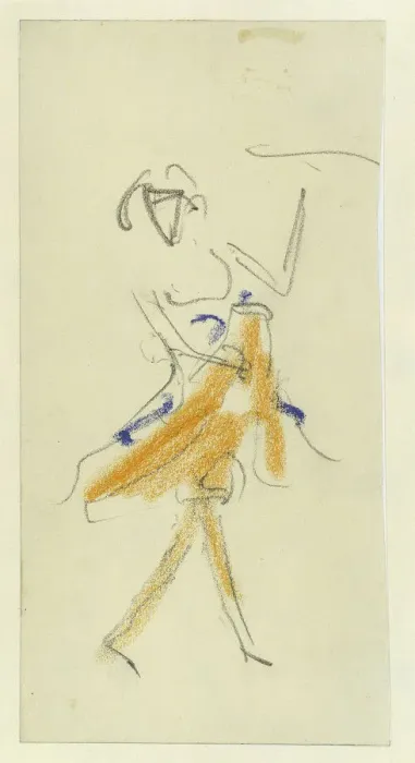 Framed Print : A Dancer, 1909-1910. Artist: Kirchner, Ernst Ludwig (1880-1938) Framed Print : A Dancer, 1909-1910. Artist: Kirchner, Ernst Ludwig (1880-1938)