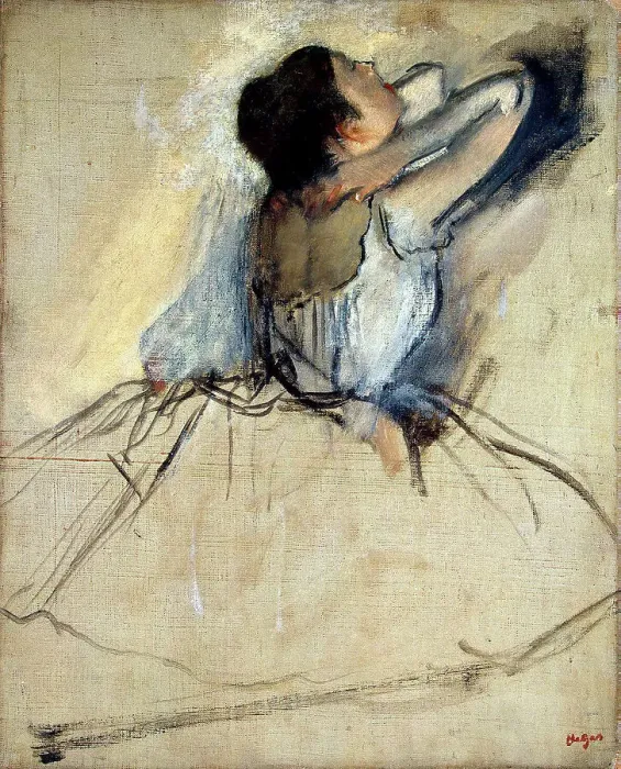 Framed Print : Dancer, c1874. Artist: Edgar Degas Framed Print : Dancer, c1874. Artist: Edgar Degas