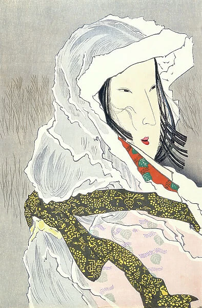 The Dancer Hotoke Gozen at Gioji (image 2 of 3), Published in 1897. Creator: Kobayashi Kiyochika