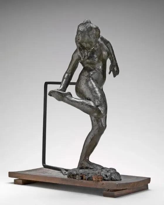 Framed Print : Dancer Looking at the Sole of Her Right Foot, c. 1890s. Creator: Edgar Degas Framed Print : Dancer Looking at the Sole of Her Right Foot, c. 1890s. Creator: Edgar Degas